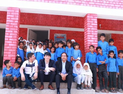 Dr. Muhammad Najeeb Khan (CEO-PEN),  took Mr. Yuma Muranushi, to visited the PEN-adopted schools.